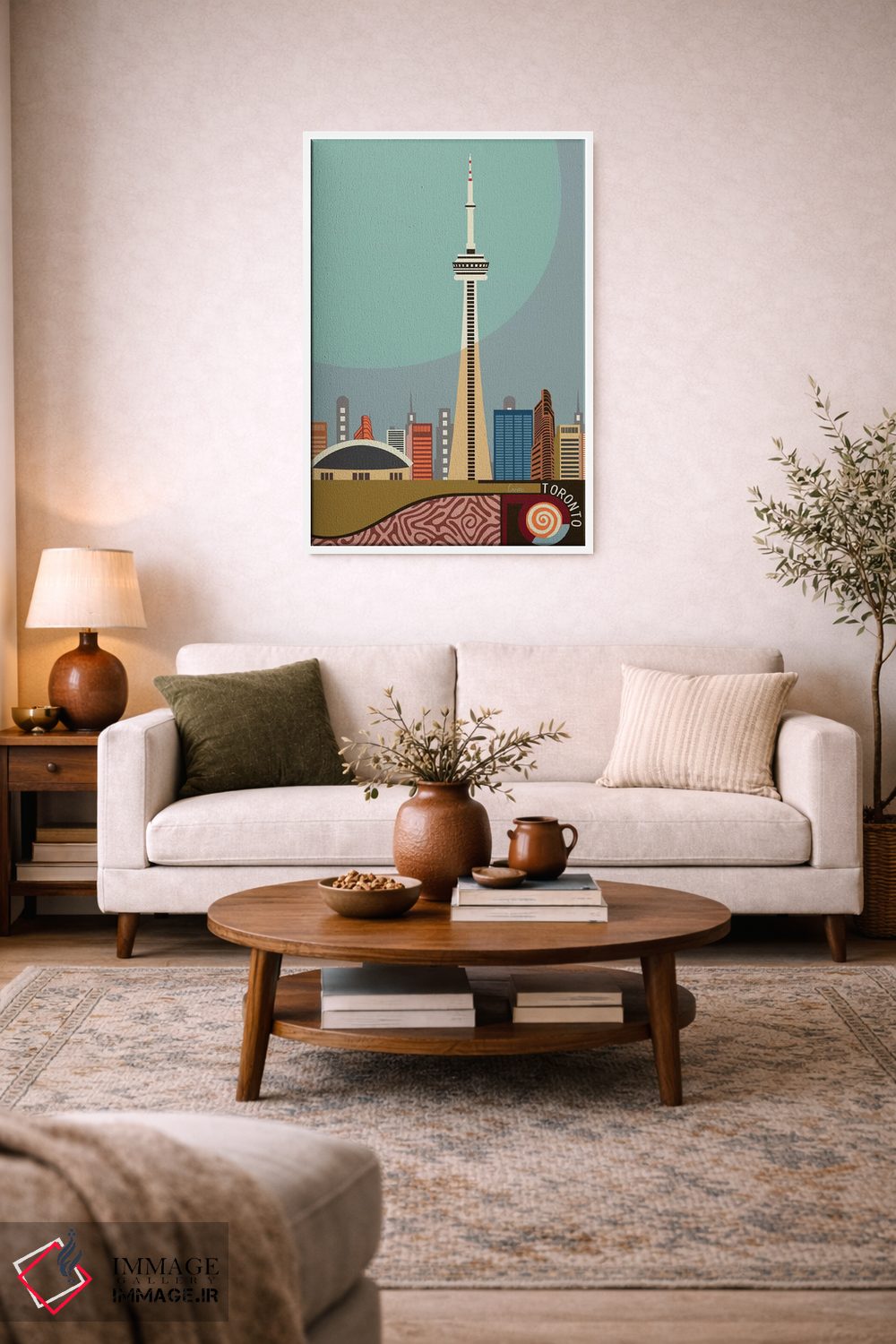 تابلو دکوراتیو "برج CN تورنتو" اثر لانره استودیو - D2W
