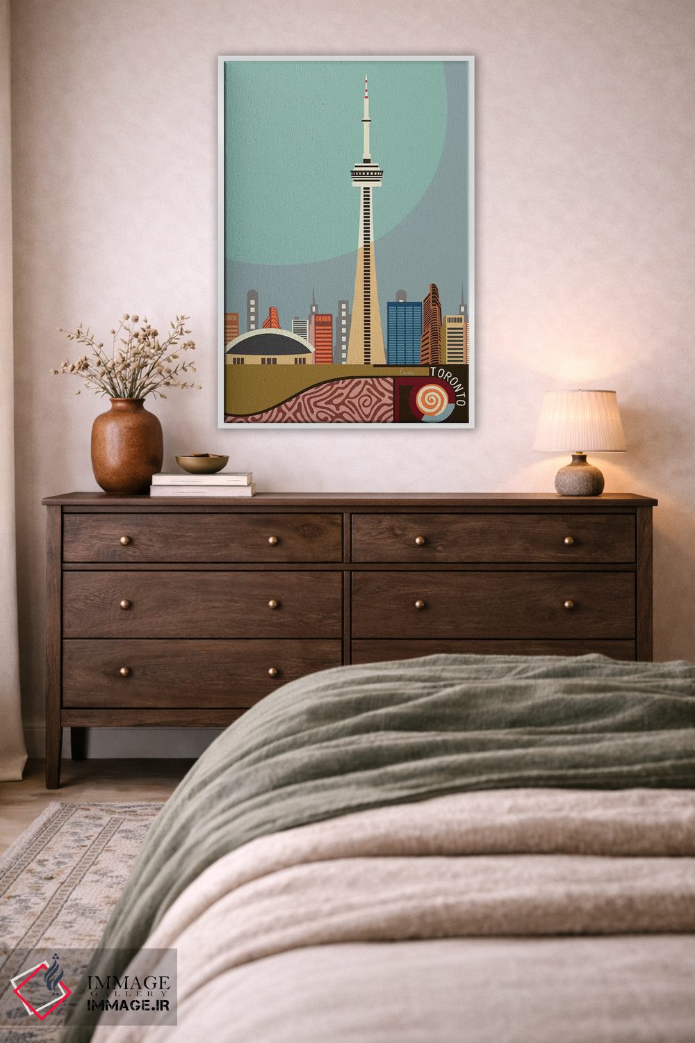 تابلو دکوراتیو "برج CN تورنتو" اثر لانره استودیو - D3W