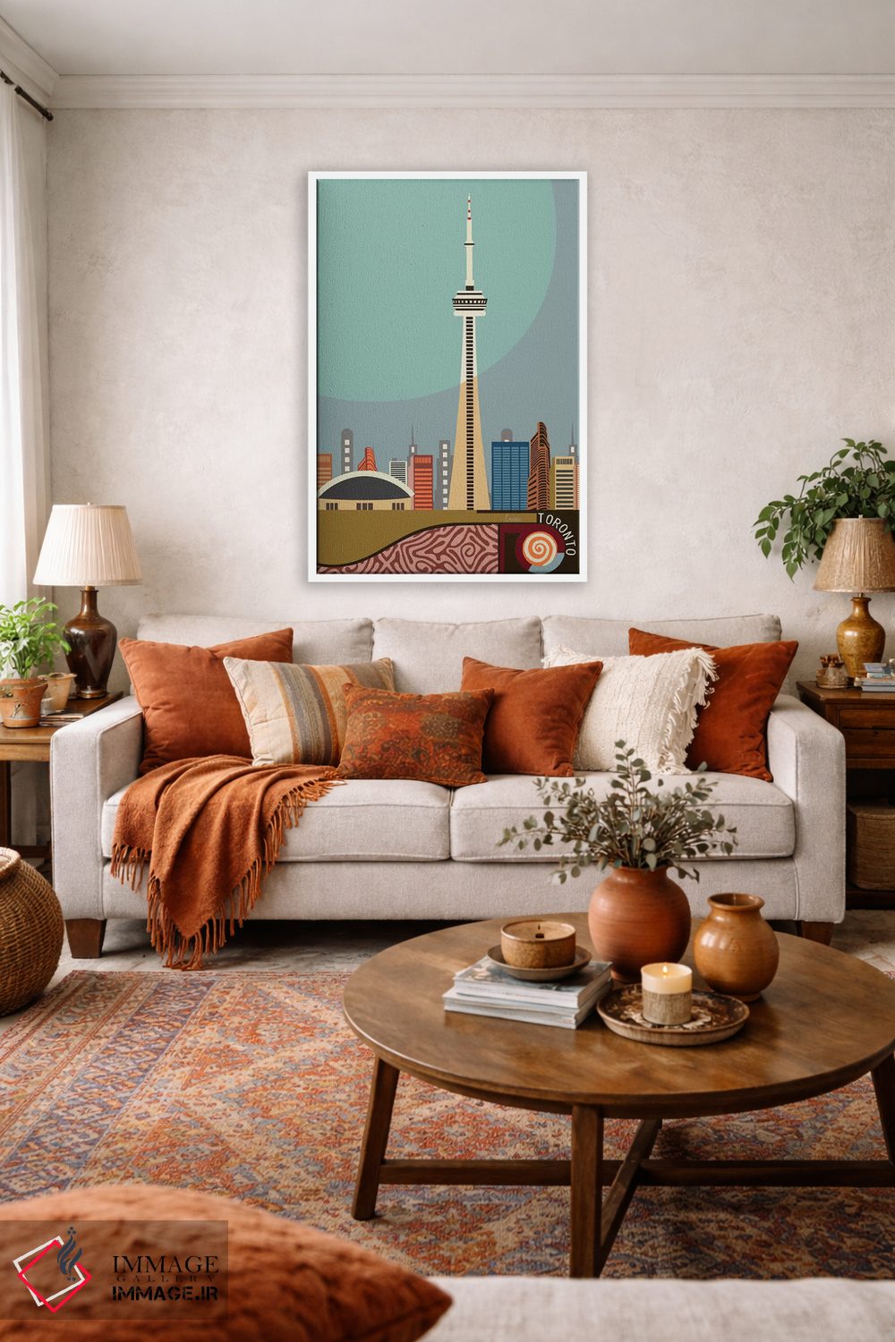 تابلو دکوراتیو "برج CN تورنتو" اثر لانره استودیو - D1W