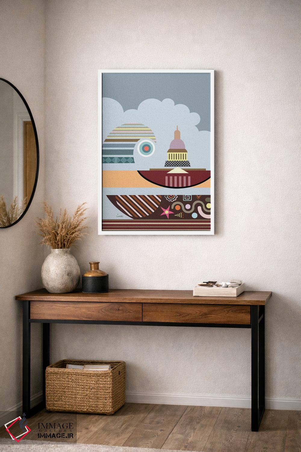تابلو دکوراتیو "ساختمان کنگره " اثر لانره استودیو - D3W