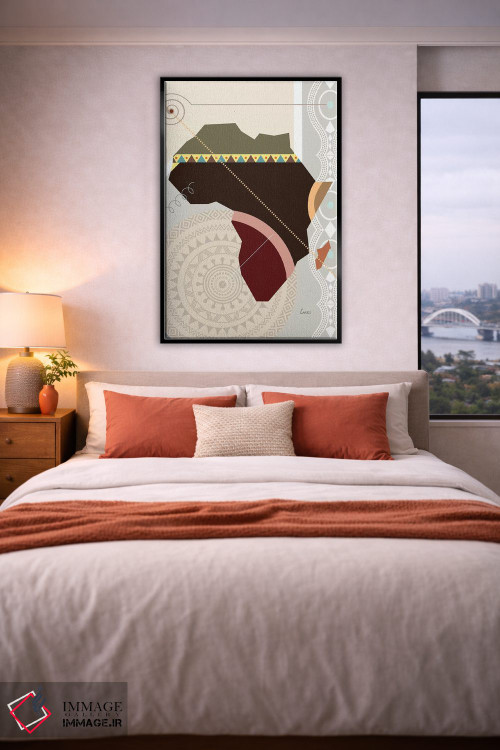 تابلو دکوراتیو "آفروویل" اثر لانره استودیو - D4B