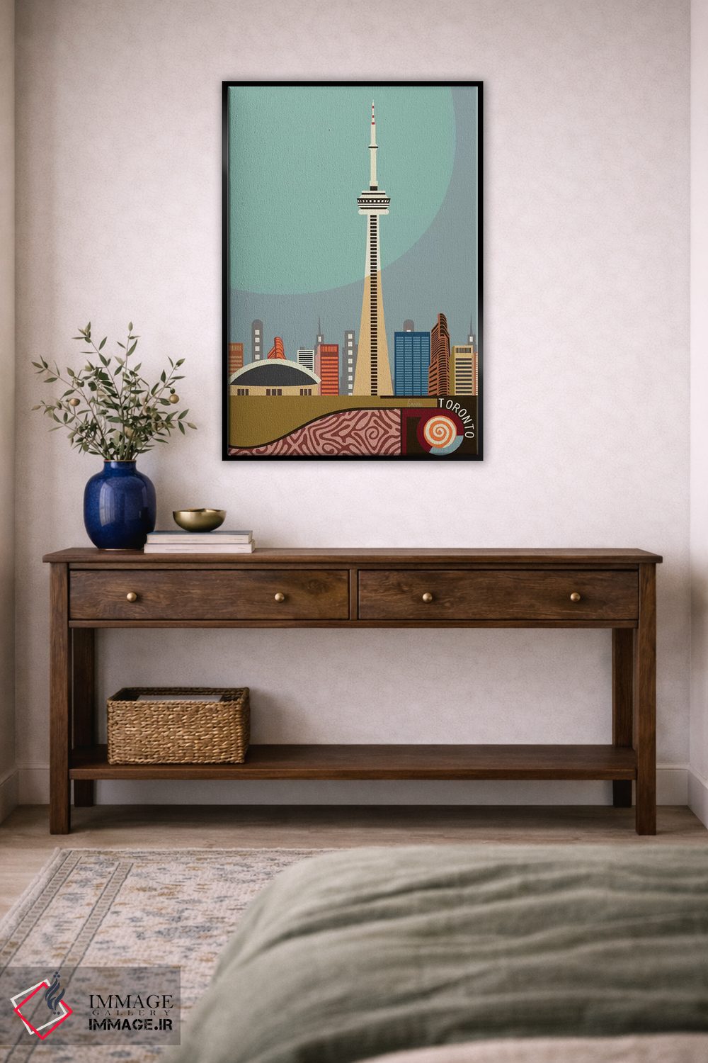 تابلو دکوراتیو "برج CN تورنتو" اثر لانره استودیو - D4B