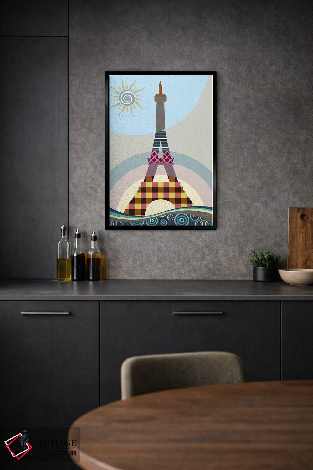 تابلو دکوراتیو "برج ایفل" اثر لانره استودیو - D1B
