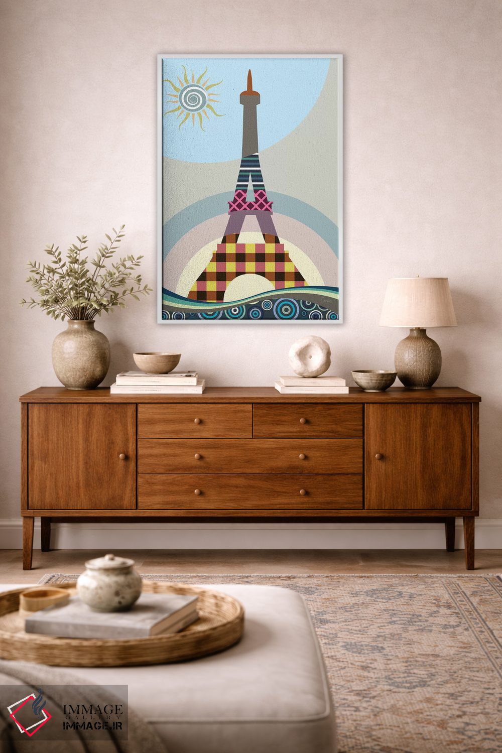 تابلو دکوراتیو "برج ایفل" اثر لانره استودیو - D3W