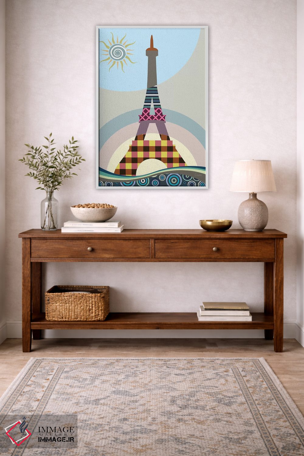 تابلو دکوراتیو "برج ایفل" اثر لانره استودیو - D4W