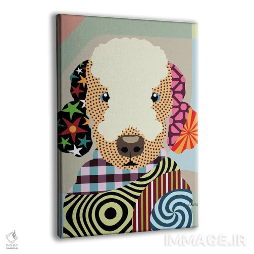 تابلو دکوراتیو "بیدلینگتون تریر" اثر لانره استودیو - نمای پرسپکتیو محصول