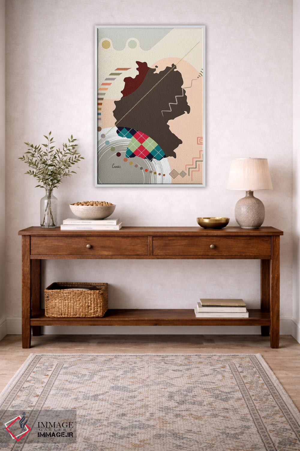 تابلو دکوراتیو "آلمان " اثر لانره استودیو - D3W