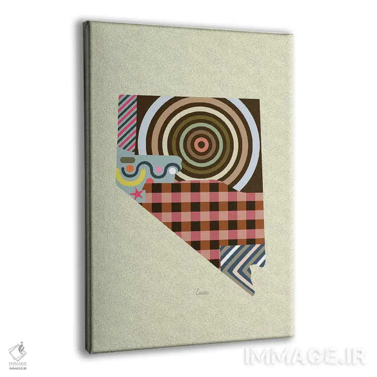 تابلو دکوراتیو "ایالت نوادا" اثر لانره استودیو - نمای پرسپکتیو محصول