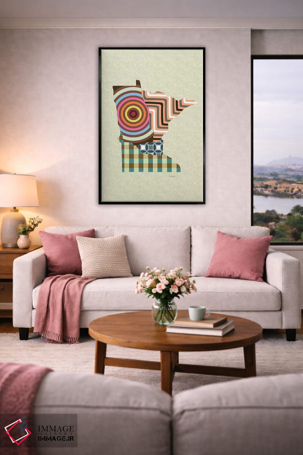 تابلو دکوراتیو "ایالت مینه سوتا" اثر لانره استودیو - D4B