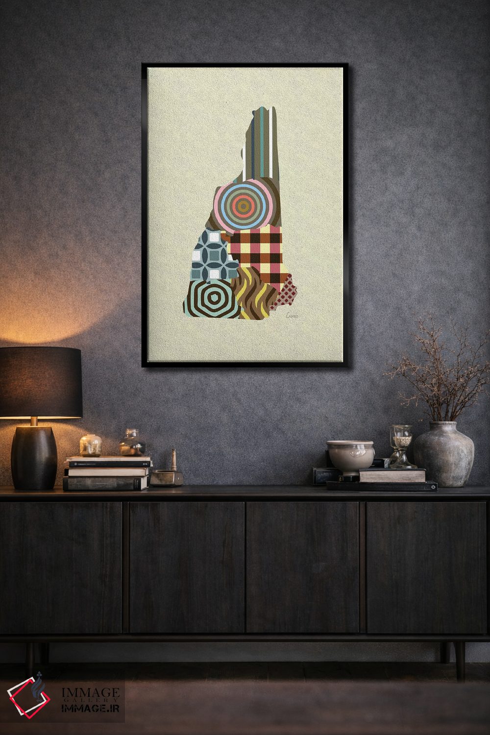 تابلو دکوراتیو "ایالت نیوهمشایر" اثر لانره استودیو - D2B