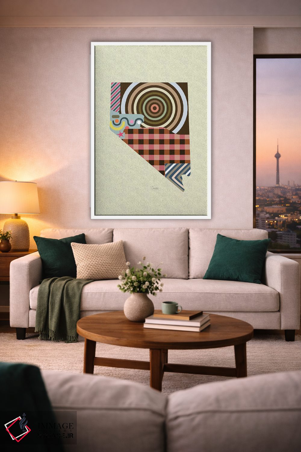 تابلو دکوراتیو "ایالت نوادا" اثر لانره استودیو - D2W