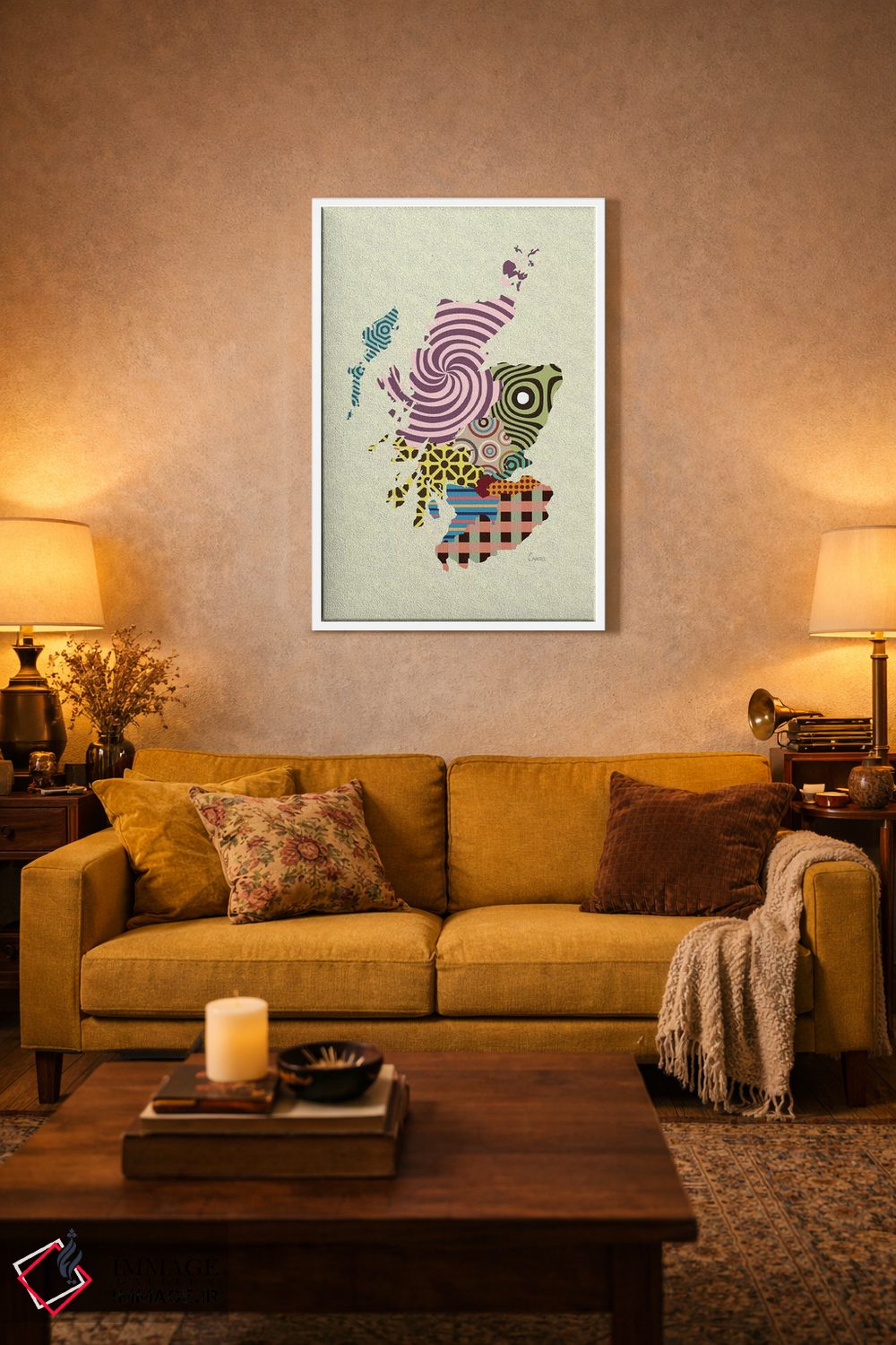 تابلو دکوراتیو "اسکاتلند" اثر لانره استودیو - D1W