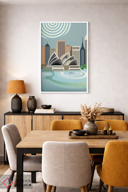 تابلو دکوراتیو "اپرای سیدنی" اثر لانره استودیو - D4W