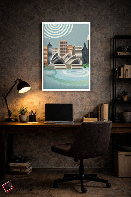 تابلو دکوراتیو "اپرای سیدنی" اثر لانره استودیو - D5W