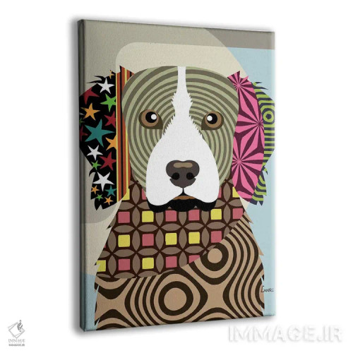 تابلو دکوراتیو "بریتانی اسپانیل ها" اثر لانره استودیو - نمای پرسپکتیو محصول