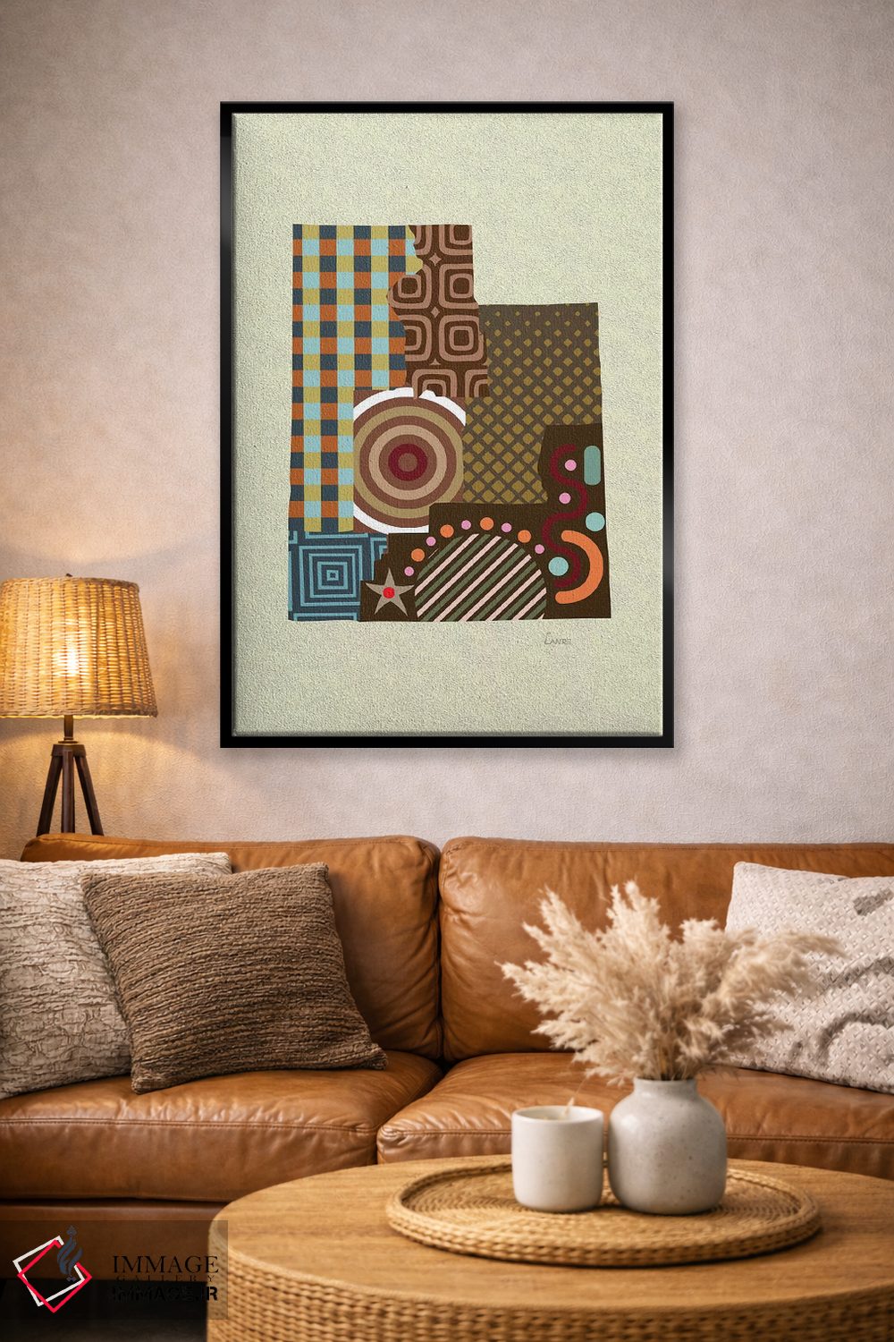 تابلو دکوراتیو "ایالت یوتا" اثر لانره استودیو - D3B