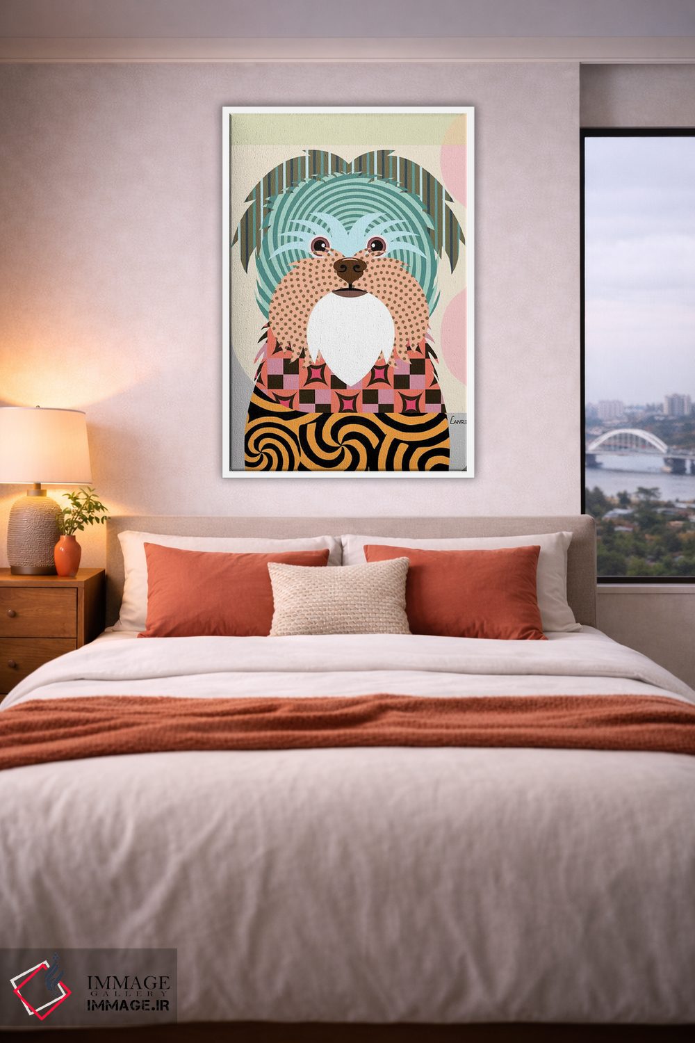 تابلو دکوراتیو "آفن پینشر" اثر لانره استودیو - D3W