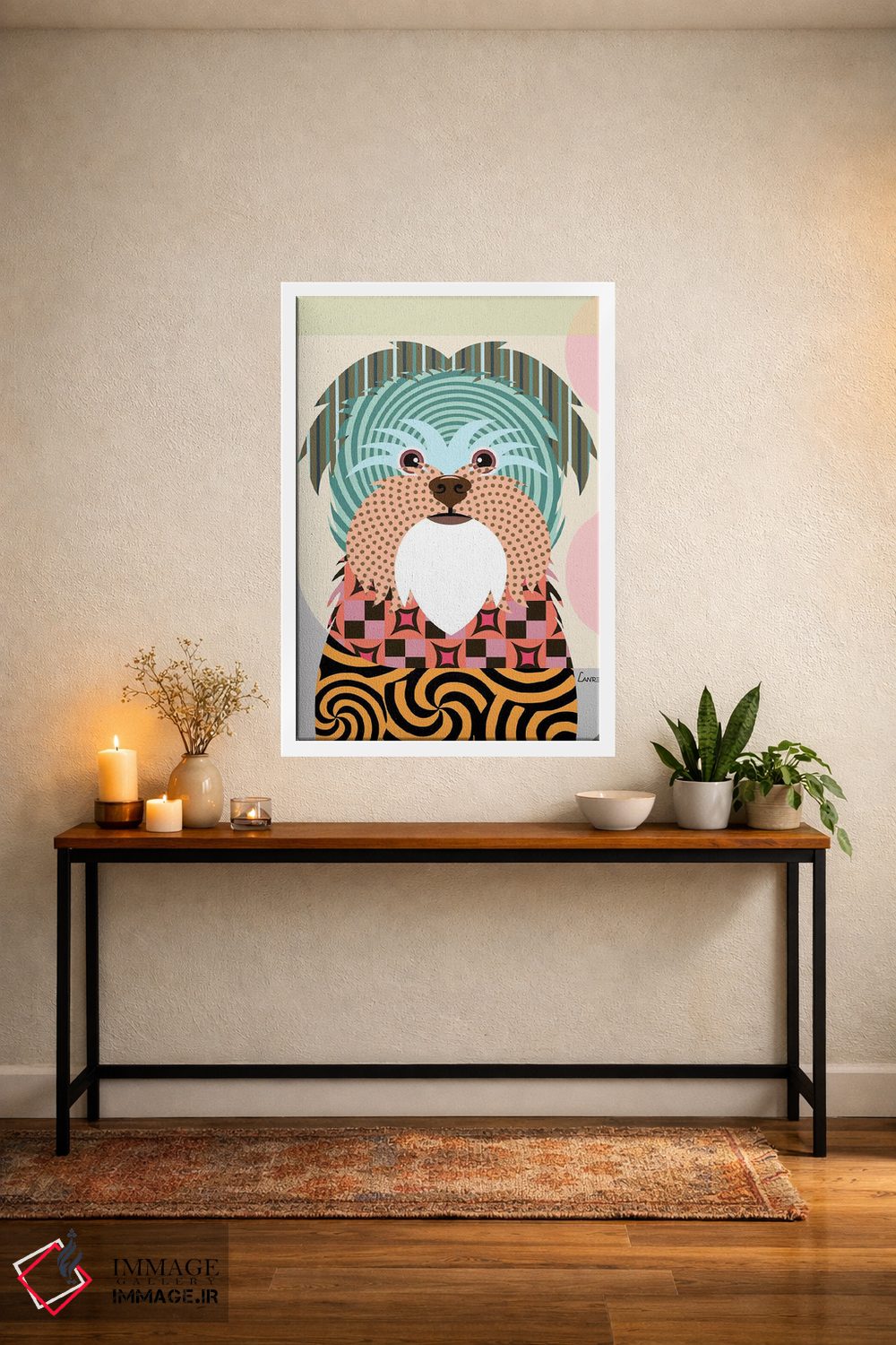 تابلو دکوراتیو "آفن پینشر" اثر لانره استودیو - D2W