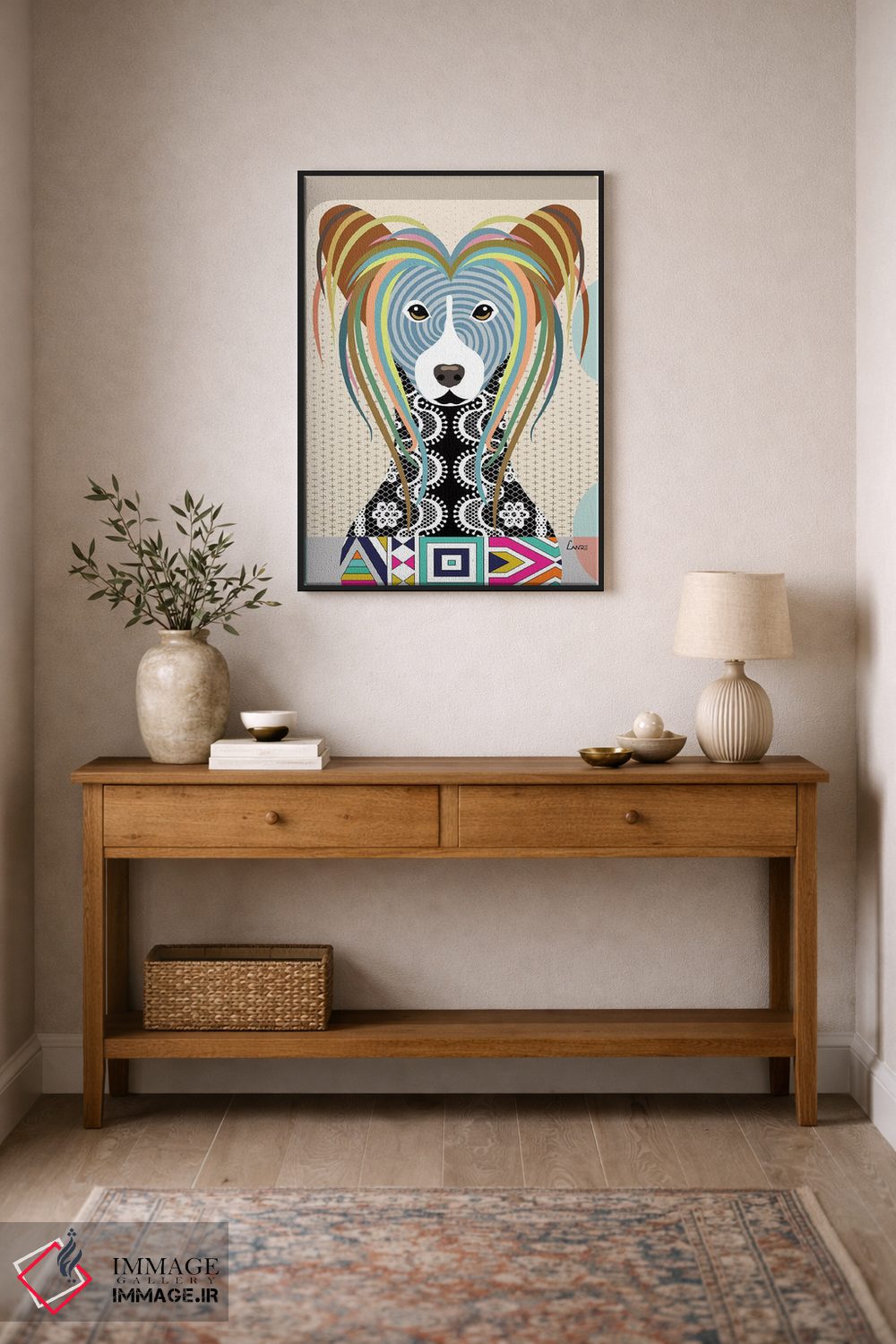 تابلو دکوراتیو "چاینیز کرستد" اثر لانره استودیو - D1B