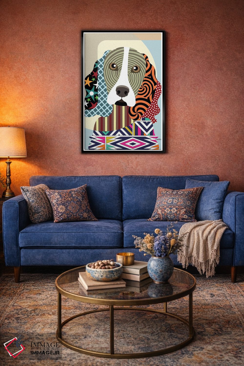 تابلو دکوراتیو "انگلیش اسپریگر اسپانیل" اثر لانره استودیو - D4B