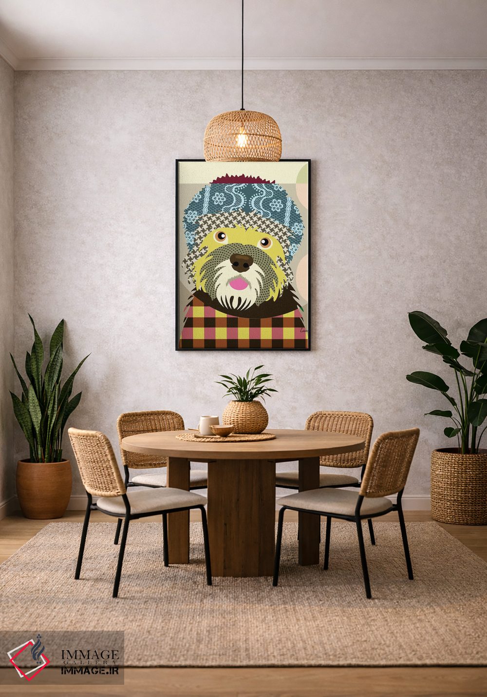 تابلو دکوراتیو "دندی باورموت تریر" اثر لانره استودیو - D5B