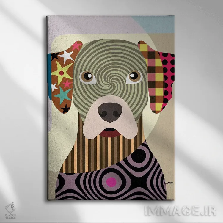 تابلو دکوراتیو رودزیان ریج بک اثر لانره استودیو - نمای روبهرو روی دیوار