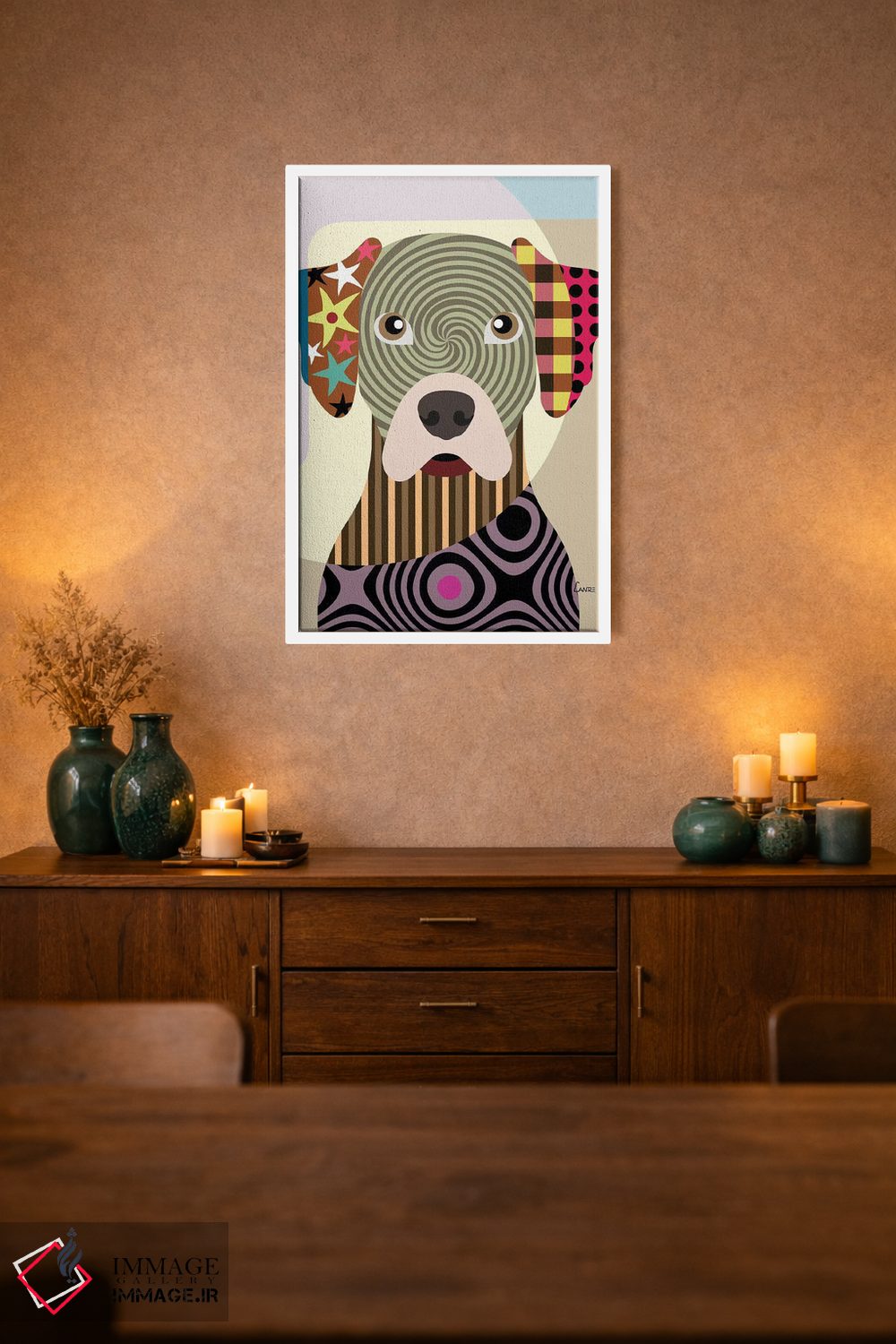 تابلو دکوراتیو رودزیان ریج بک اثر لانره استودیو - D2W