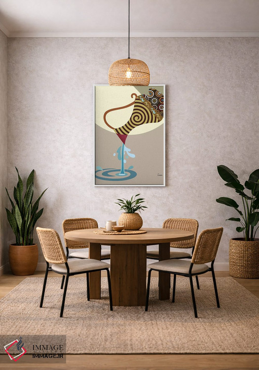 تابلو دکوراتیو "برج دلو" اثر لانره استودیو - D2W
