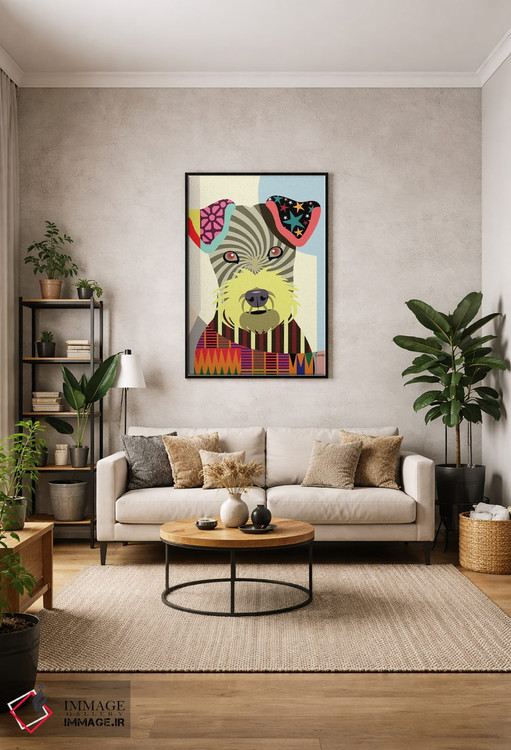 تابلو دکوراتیو "آیریش تریر" اثر لانره استودیو - D2B