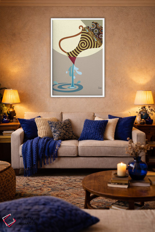 تابلو دکوراتیو "برج دلو" اثر لانره استودیو - D3W