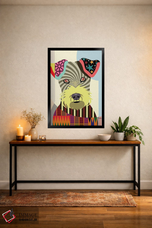 تابلو دکوراتیو "آیریش تریر" اثر لانره استودیو - D5B