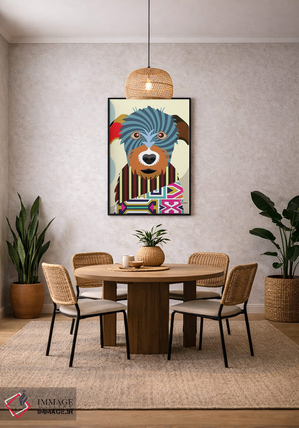 تابلو دکوراتیو "گرگ نمای ایرلندی" اثر لانره استودیو - D4B