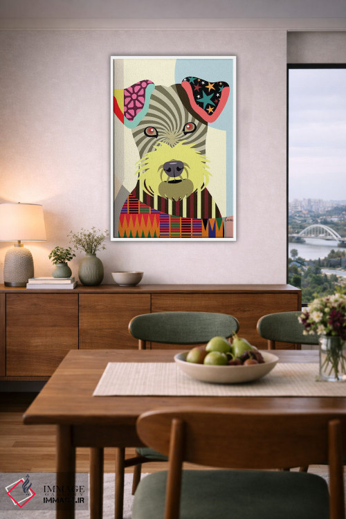 تابلو دکوراتیو "آیریش تریر" اثر لانره استودیو - D6W