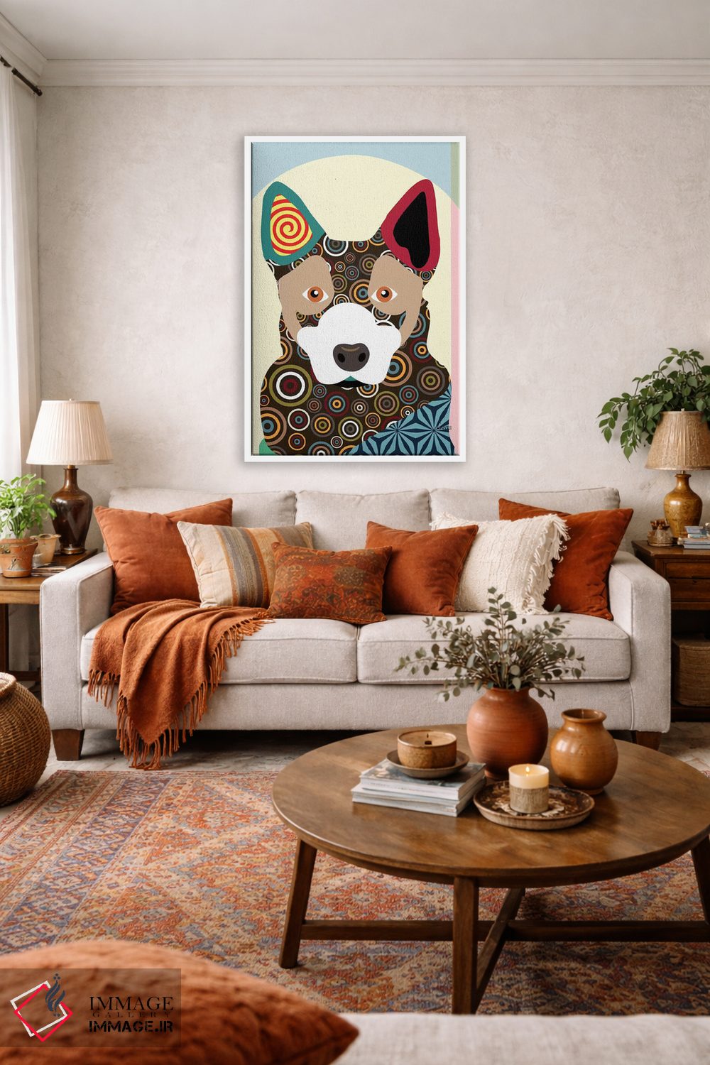 تابلو دکوراتیو گاو استرالیایی اثر لانره استودیو - D1W