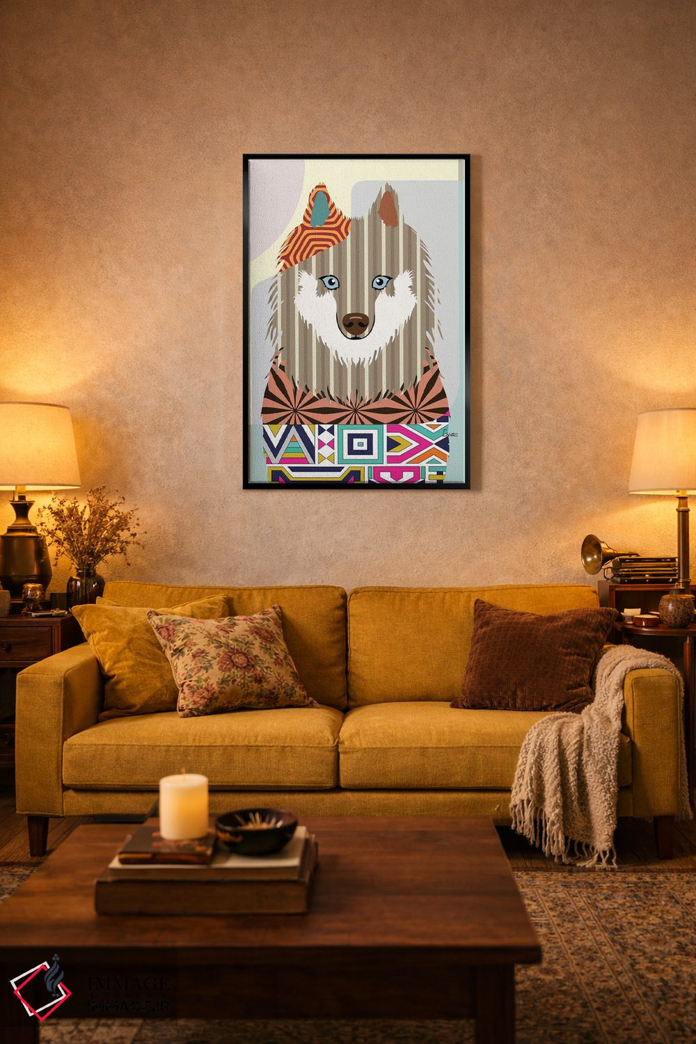 تابلو دکوراتیو ساموید اثر لانره استودیو - D2B