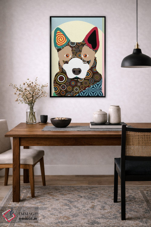 تابلو دکوراتیو گاو استرالیایی اثر لانره استودیو - D3B