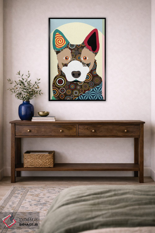 تابلو دکوراتیو گاو استرالیایی اثر لانره استودیو - D4B