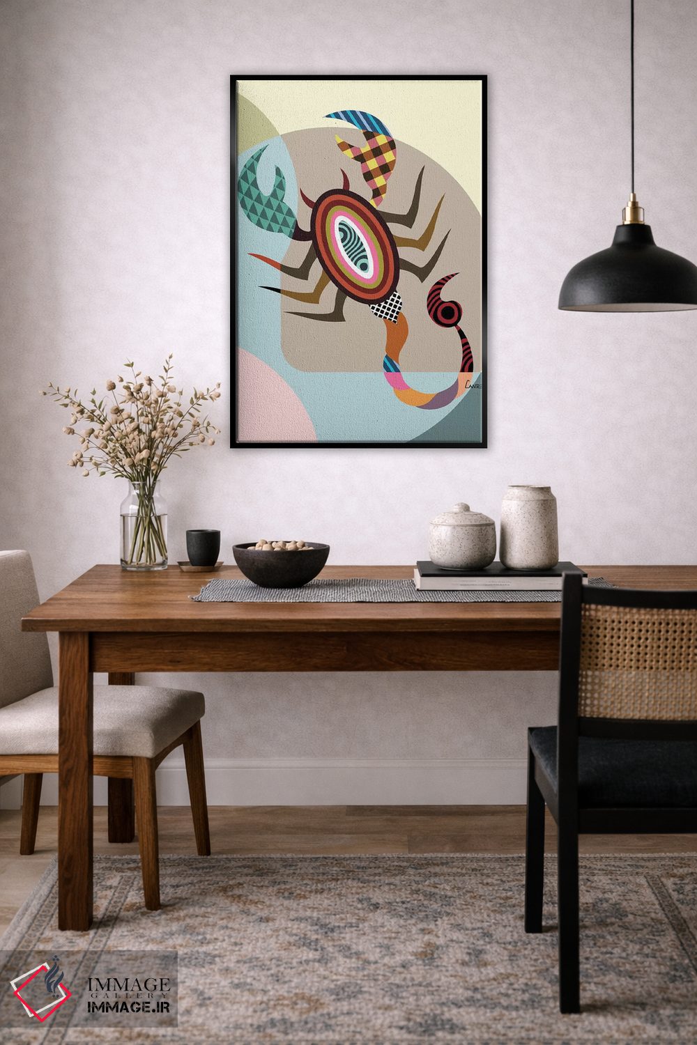 تابلو دکوراتیو برج عقرب اثر لانره استودیو - D5B