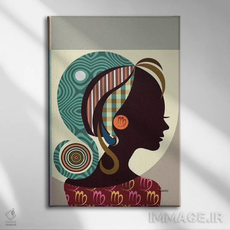 تابلو دکوراتیو برج سنبله اثر لانره استودیو - نمای روبهرو روی دیوار