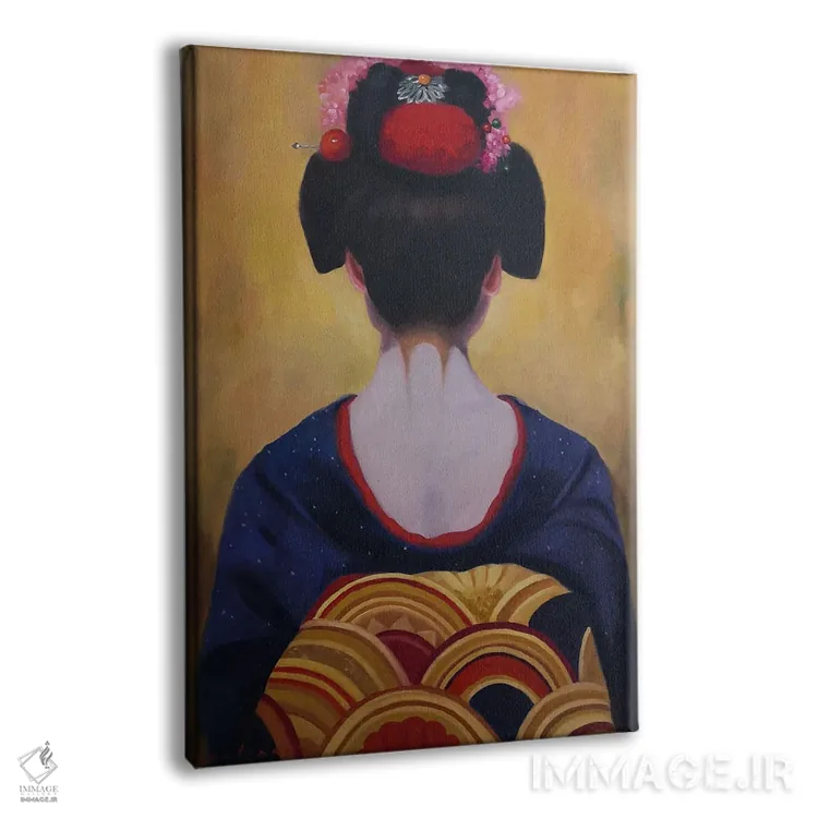 تابلو دکوراتیو مایکو زیبا اثر جین لانتسمن - نمای پرسپکتیو محصول