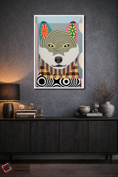 تابلو دکوراتیو شیبا اینو اثر لانره استودیو - D1W