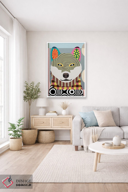 تابلو دکوراتیو شیبا اینو اثر لانره استودیو - D3W
