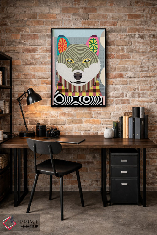 تابلو دکوراتیو شیبا اینو اثر لانره استودیو - D5B