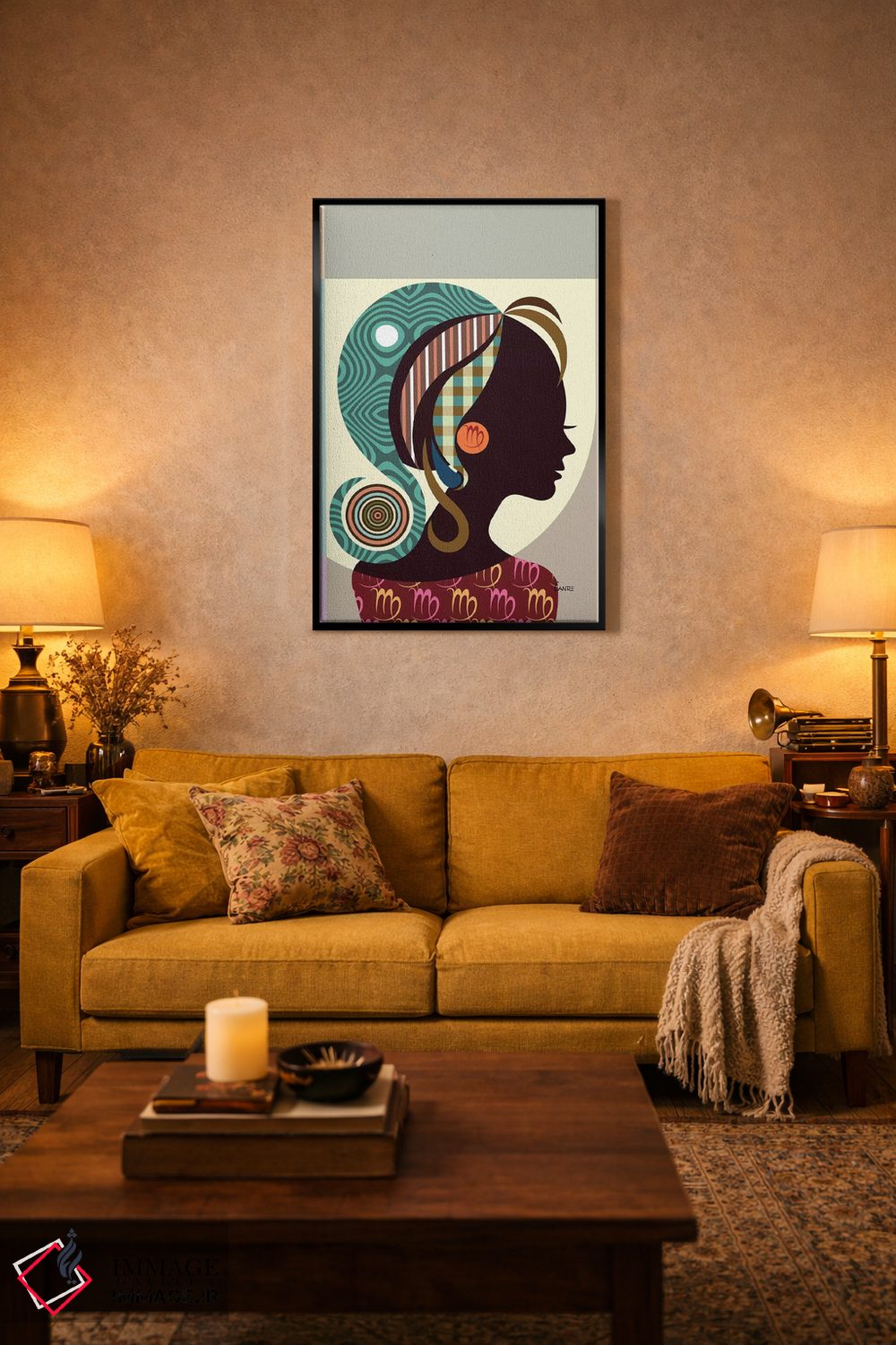 تابلو دکوراتیو برج سنبله اثر لانره استودیو - D4B