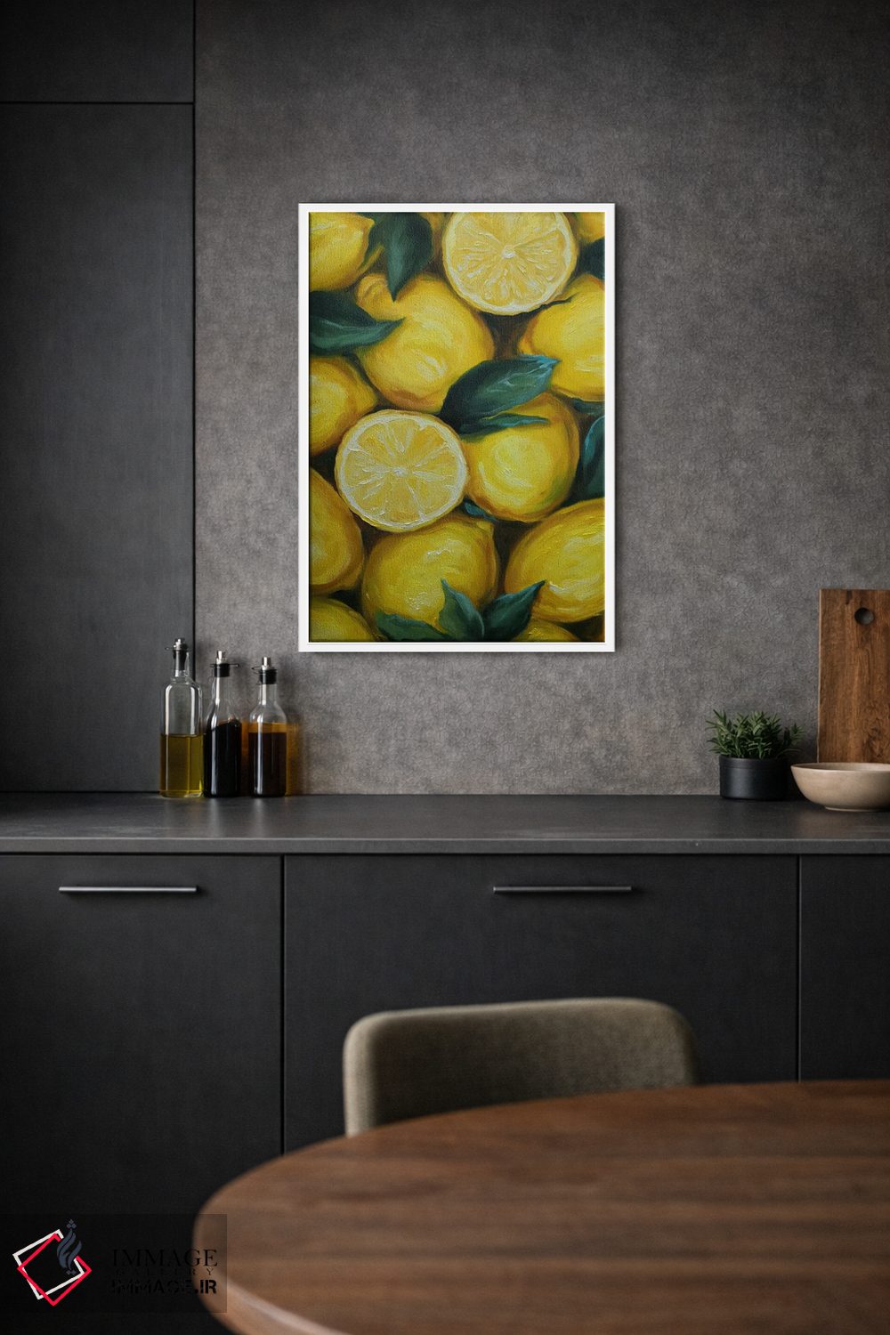 تابلو دکوراتیو لیموها اثر جین لانتسمن - D1W