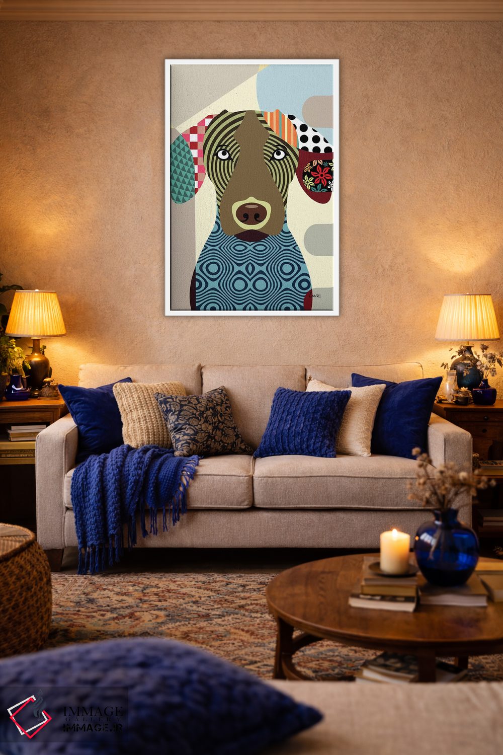 تابلو دکوراتیو ویزلا اثر لانره استودیو - D2W