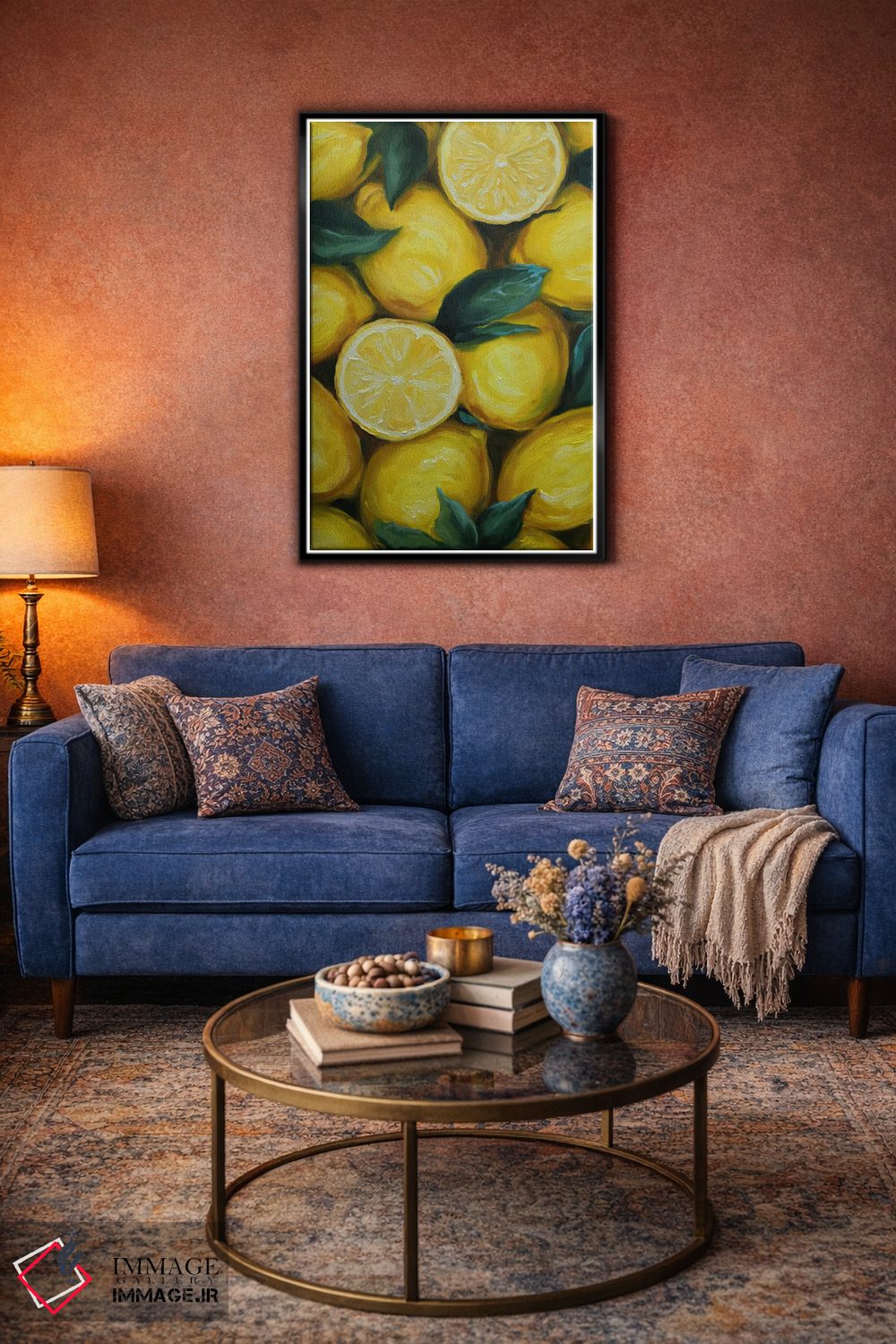 تابلو دکوراتیو لیموها اثر جین لانتسمن - D4B