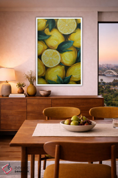 تابلو دکوراتیو لیموها اثر جین لانتسمن - D5W