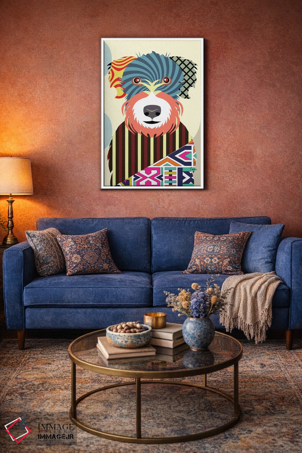 تابلو دکوراتیو تریر ویتن اثر لانره استودیو - D4W