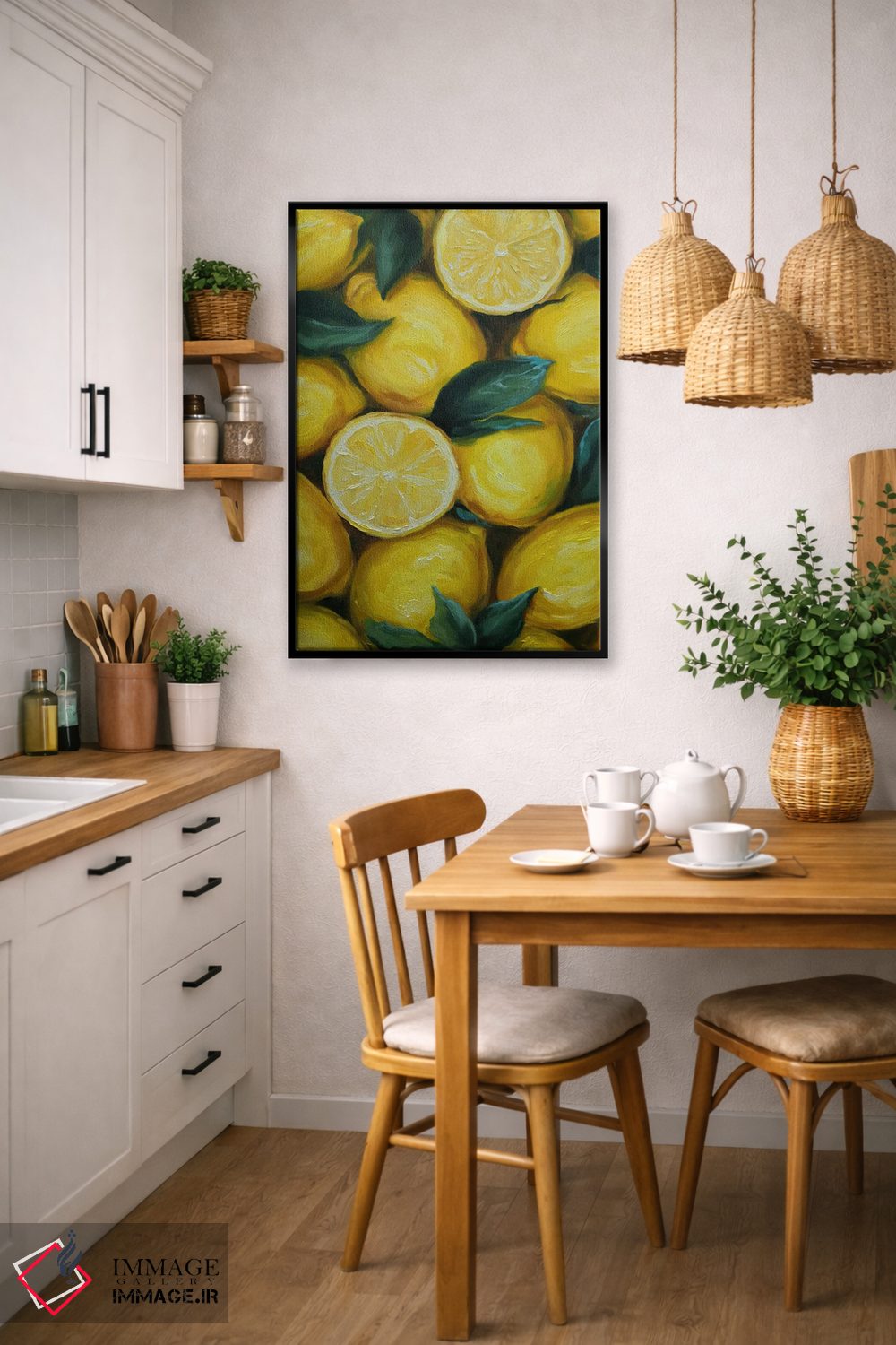 تابلو دکوراتیو لیموها اثر جین لانتسمن - D6B